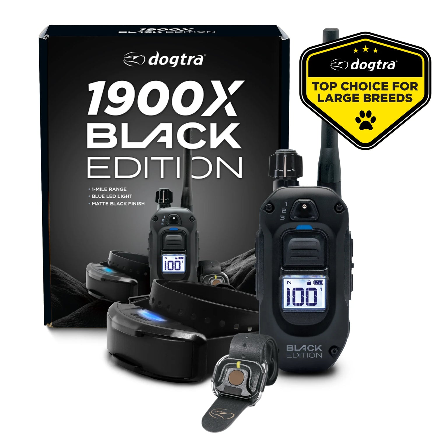 Dogtra 1900X Black Edition 1-Dog Unit – Redline K-9