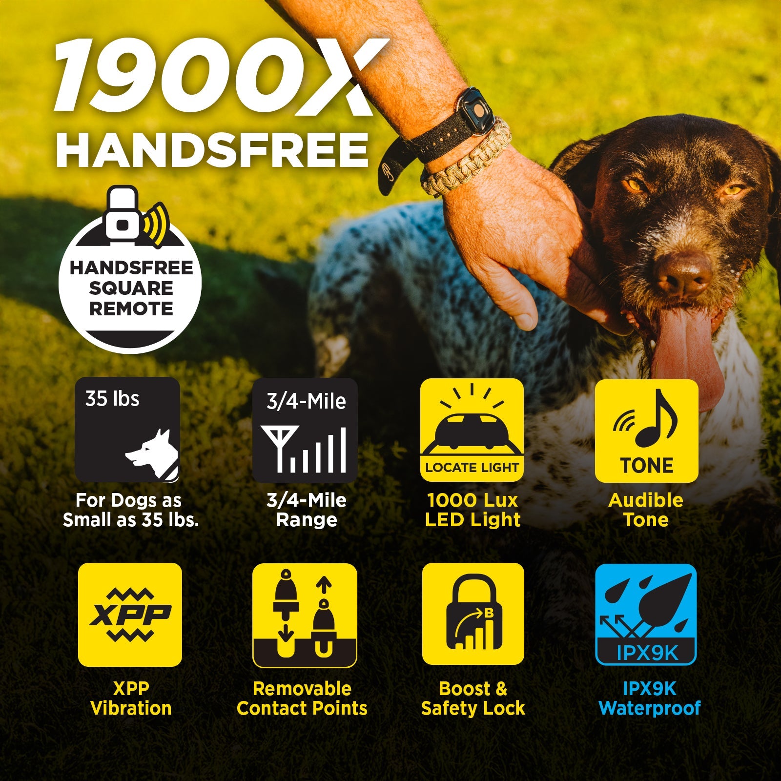 Dogtra 1900X Handsfree 1-Dog Unit – Redline K-9