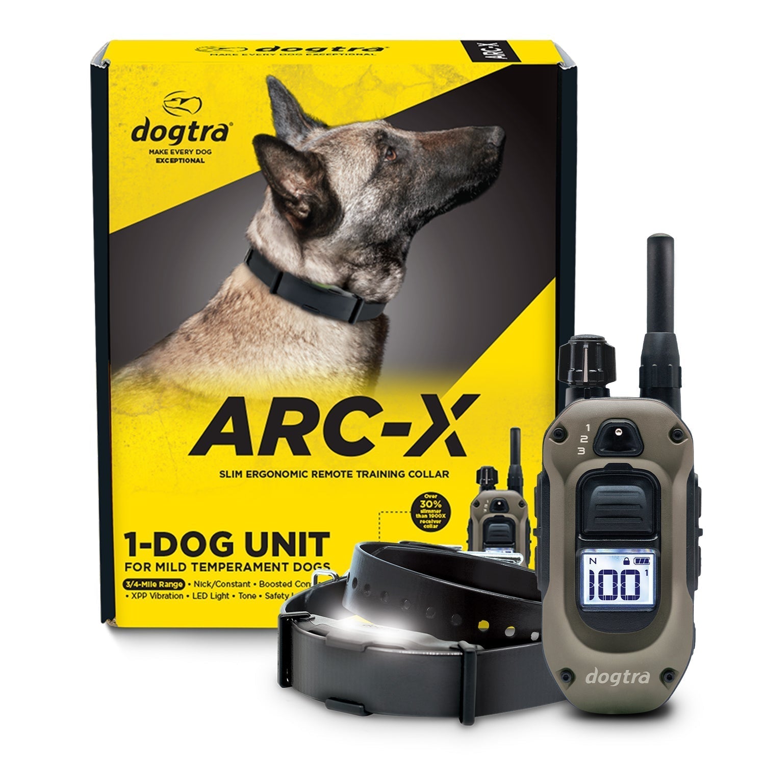 Dogtra ARC-X 1-Dog Unit – Redline K-9