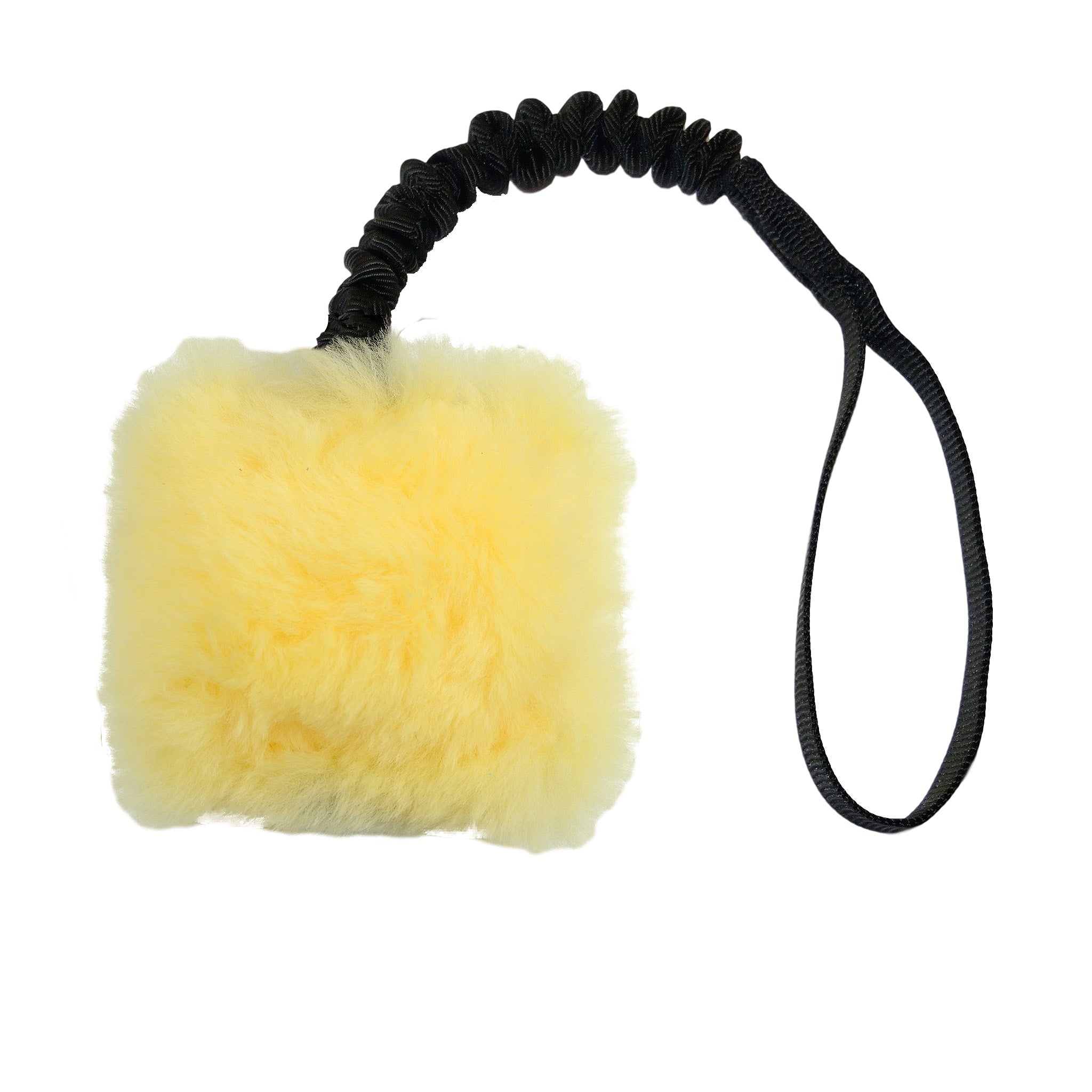 Redline K-9 Fuzzy Puppy Bungee Tug With Squeaker