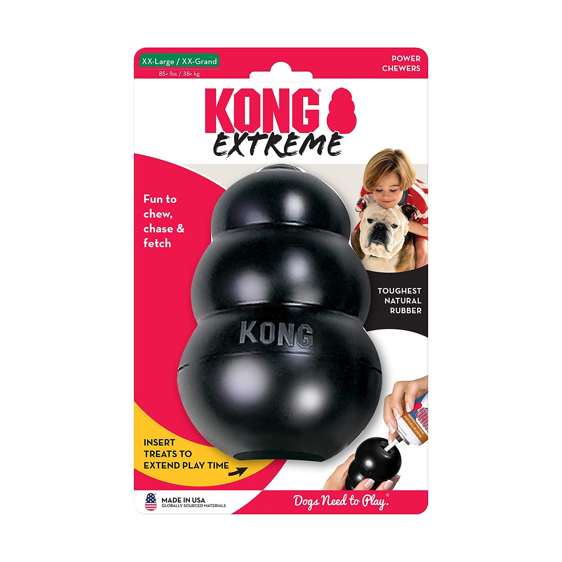 Kong Extreme Dog Toy Redline K9