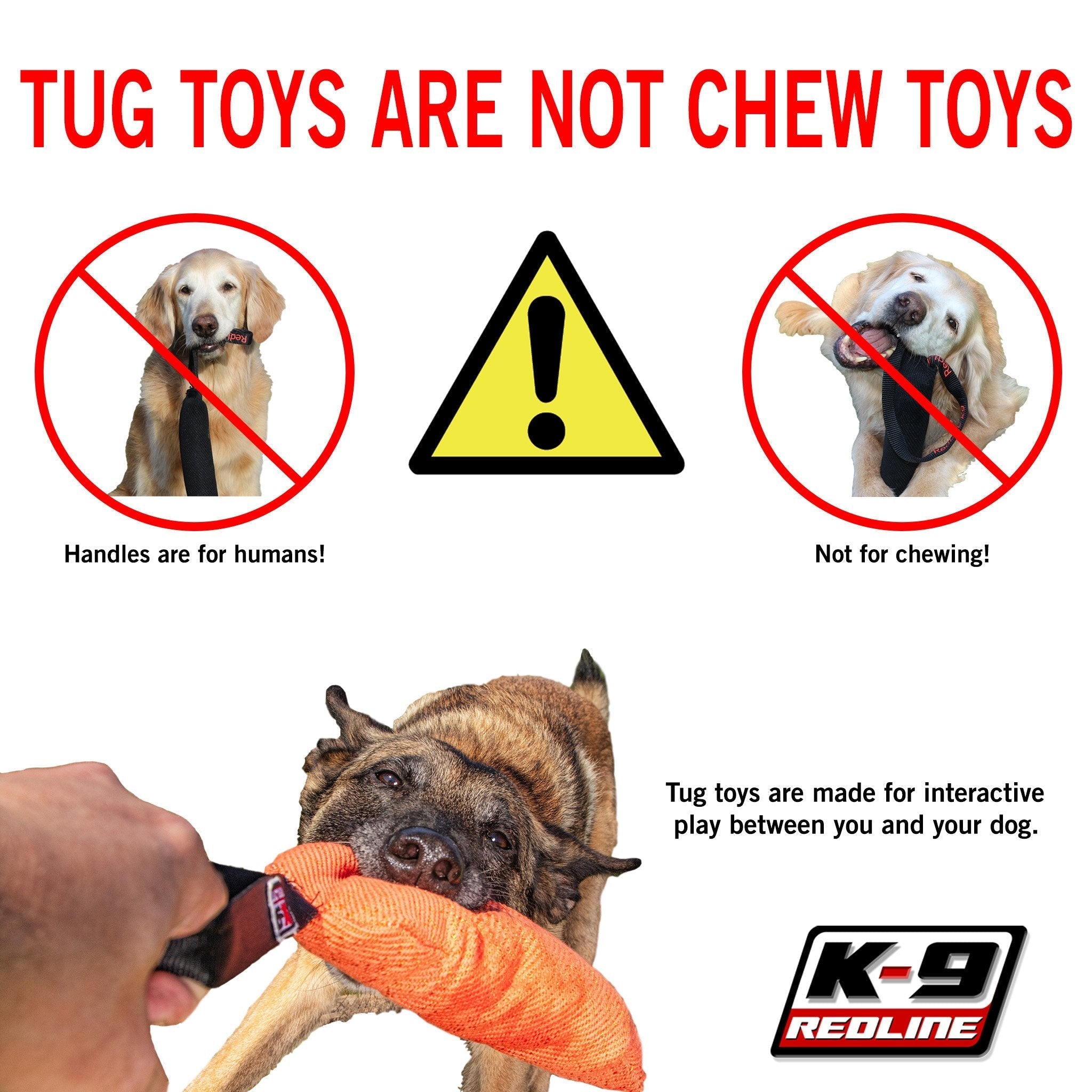 Redline K-9 Shaggy Puppy Tug Toy