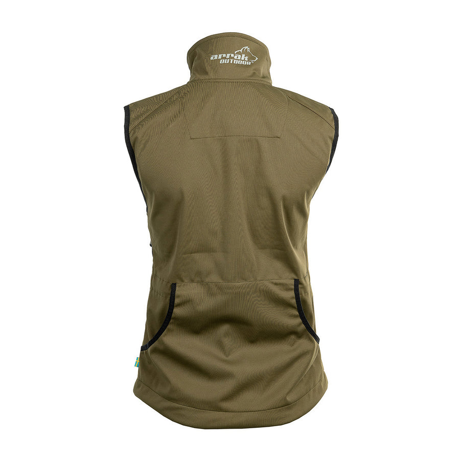 Arrak Ladies Acadia Softshell Vest - Olive – Redline K-9