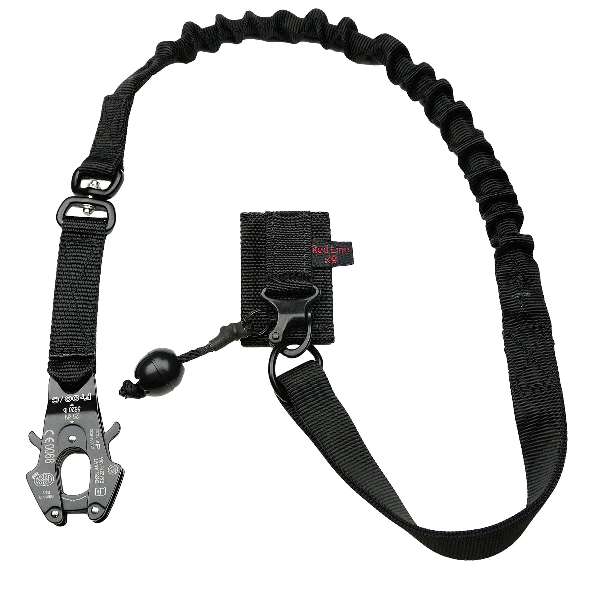 Redline K 9 Quick Release Tactical Bungee Leash