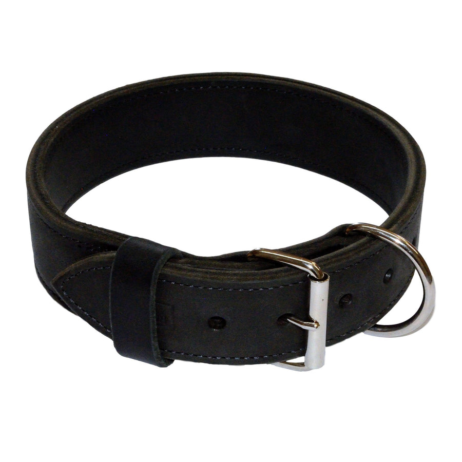 Redline K-9 Heavy Duty Double Leather Collar 2