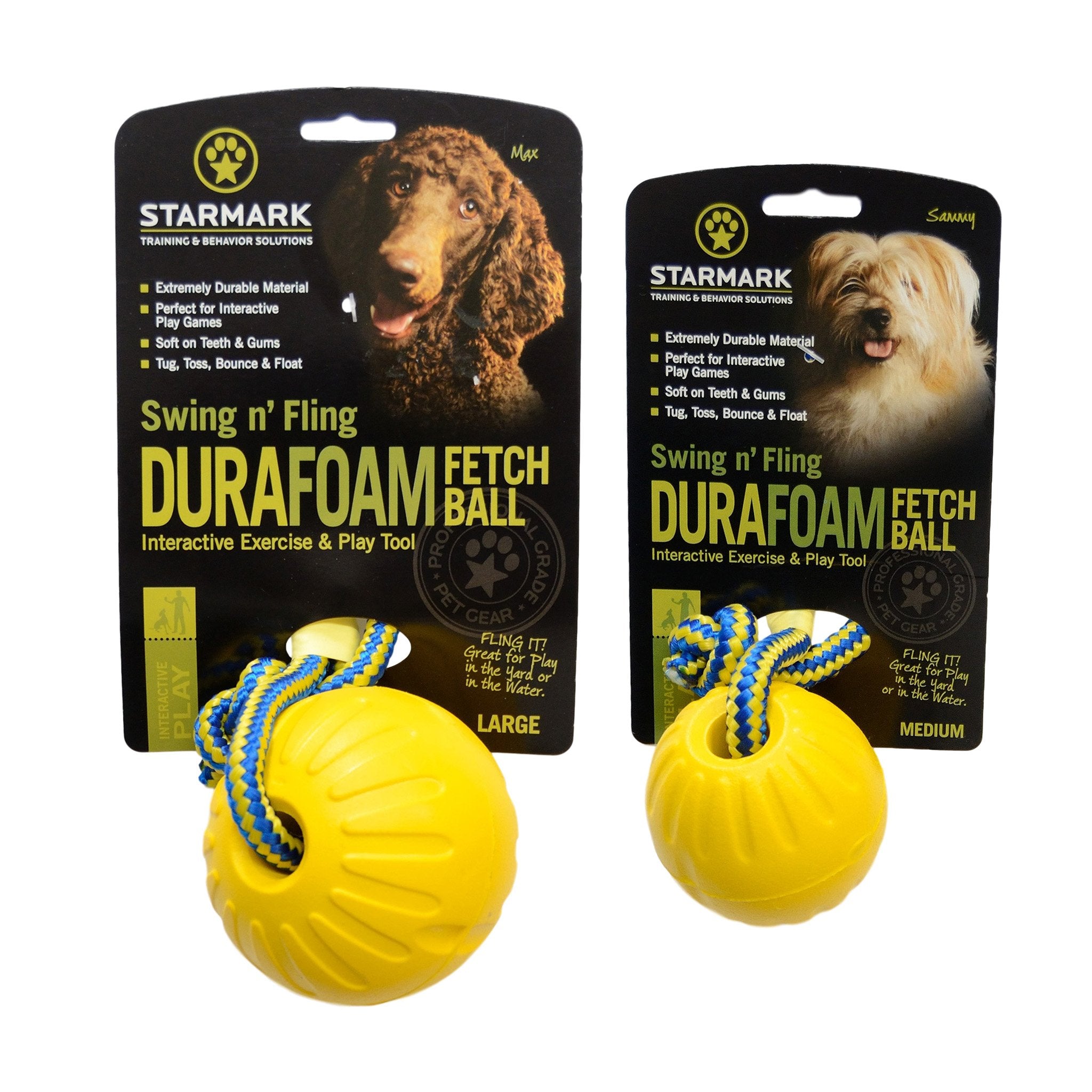 Starmark Swing n' Fling Durafoam Fetch Ball – Redline K-9