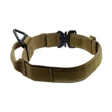 MaxTac Service ID Collar With Cobra Buckle - Coyote Brown