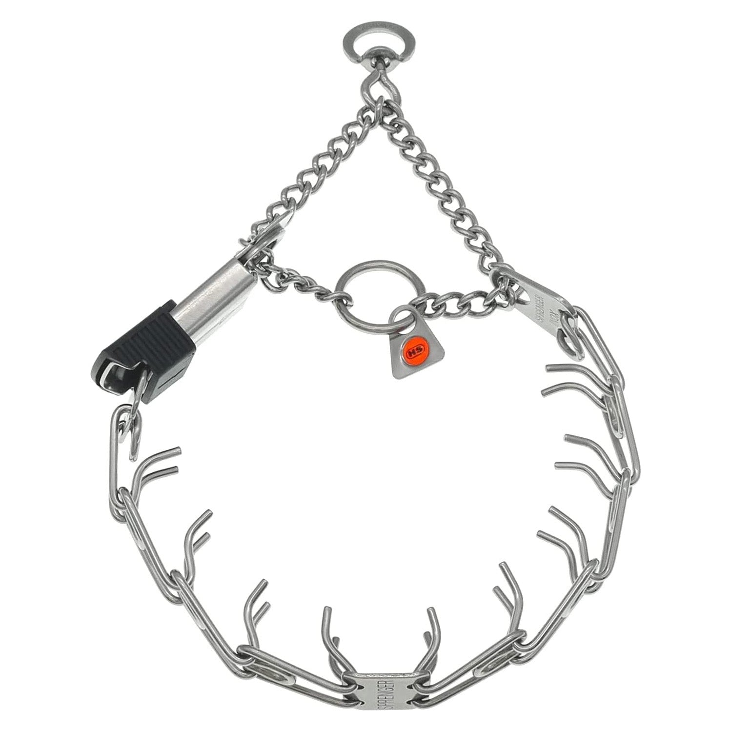 クーリングネック PREDATORELITEFTAG Sprenger Stainless Steel Prong Collar with Click Lock and